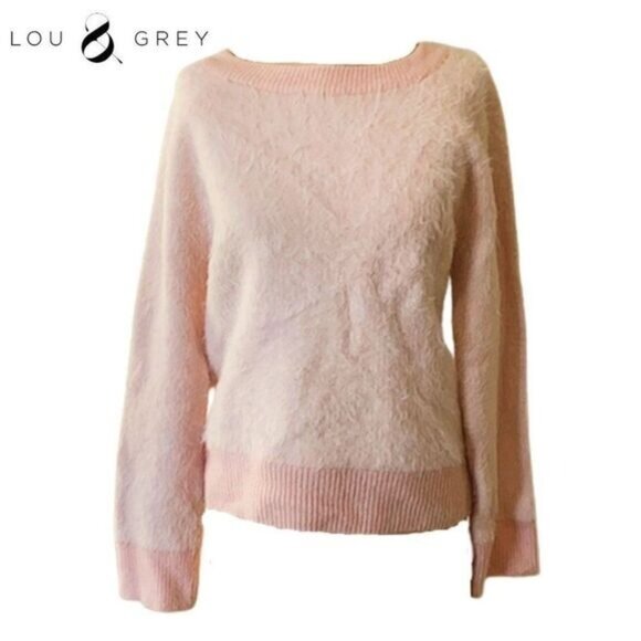 Lou & grey Women's Very Soft‎ Long Sleeve Pullovers Fluffy Fuzzy Sweater - Picture 1 of 4